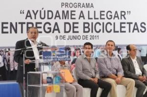 ENTREGA DE BICICLETAS "AYUDAME A LLEGAR" - RMV