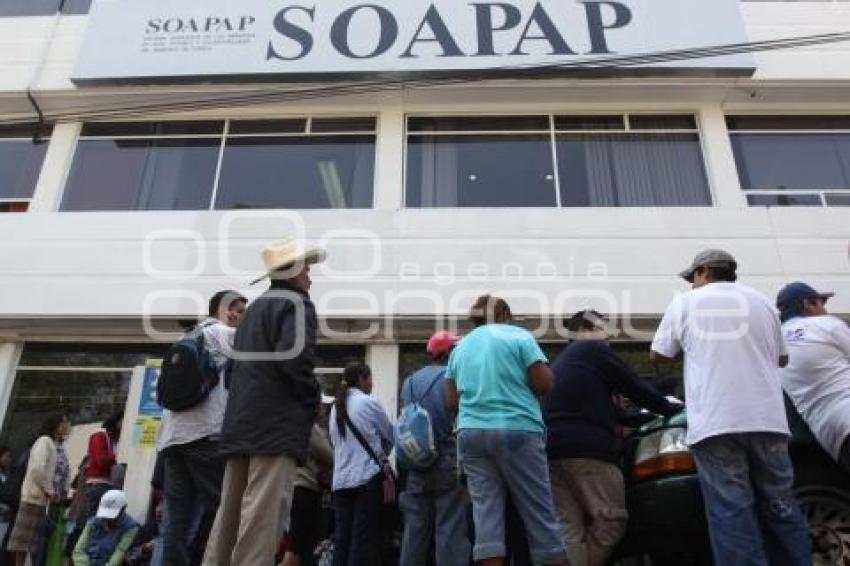 PROTESTA ANTORCHA CAMPESINA SOAPAP