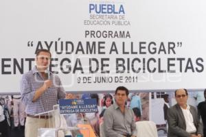 ENTREGA DE BICICLETAS "AYUDAME A LLEGAR" - RMV
