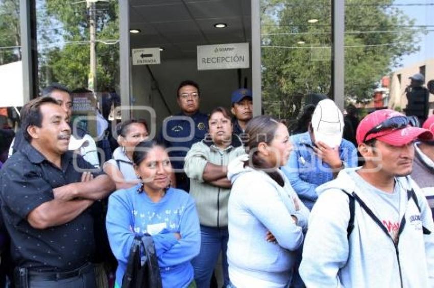 PROTESTA ANTORCHA CAMPESINA SOAPAP