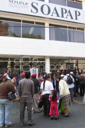 PROTESTA ANTORCHA CAMPESINA SOAPAP