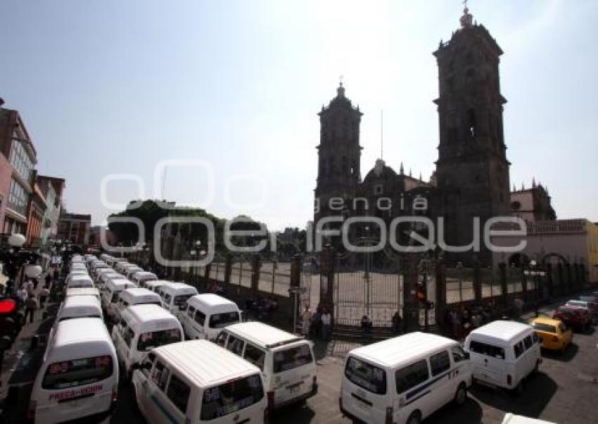 BLOQUEO TRANSPORTISTAS CENTRO HISTÓRICO