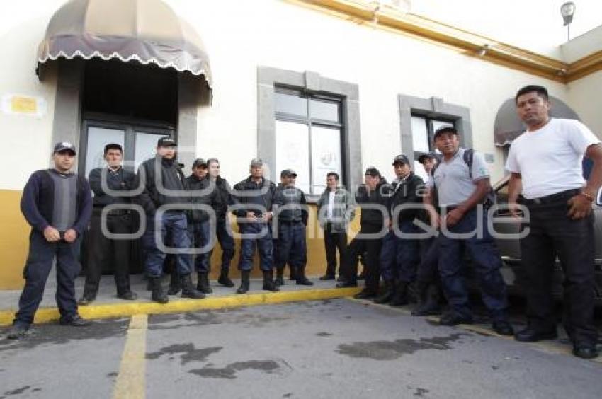 MANIFIESTACIÓN POLICIAS SAN JERONIMO CALERAS