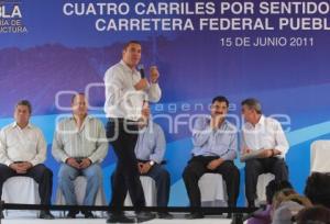 INICIA AMPLIACIÓN CARRETERA PUEBLA TLAXCALA