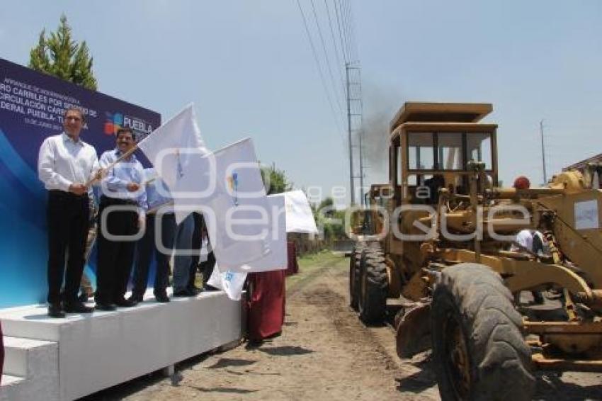 INICIA AMPLIACIÓN CARRETERA PUEBLA TLAXCALA