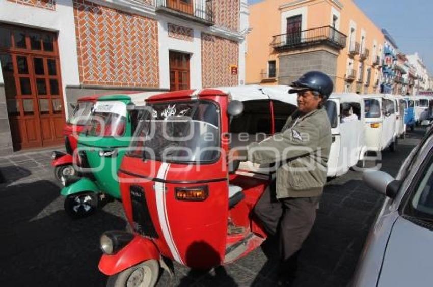 MANIFESTACIÓN MOTOTAXIS EN EL CONGRESO