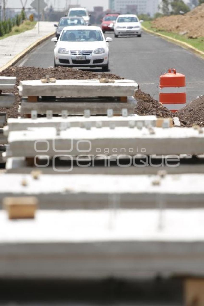 OBRAS EN LA RECTA A CHOLULA