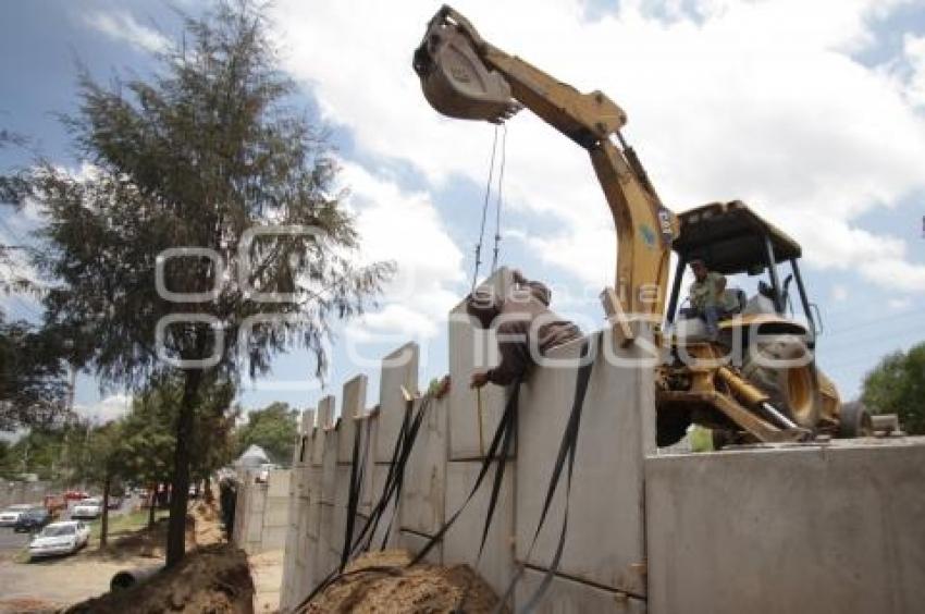 OBRAS EN LA RECTA  A CHOLULA