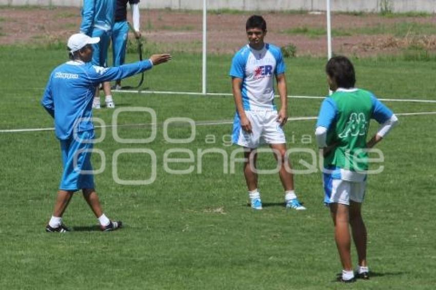 ENTRENAMIENTO PUEBLA DE LA FRANJA. FÚTBOL