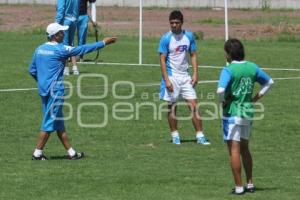 ENTRENAMIENTO PUEBLA DE LA FRANJA. FÚTBOL