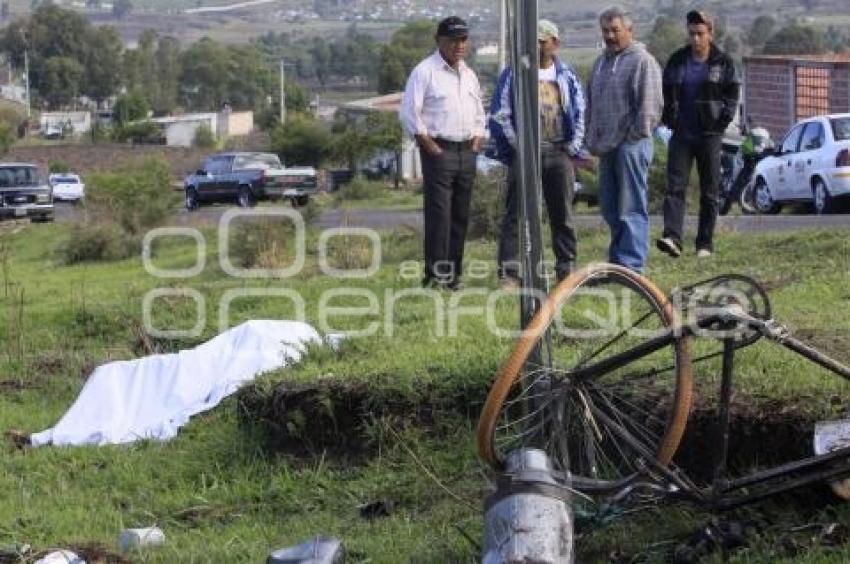 MUERE HOMBRE ATROPELLADO