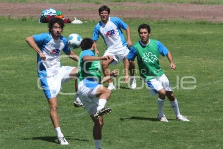 ENTRENAMIENTO PUEBLA DE LA FRANJA. FÚTBOL