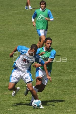 ENTRENAMIENTO PUEBLA DE LA FRANJA. FÚTBOL
