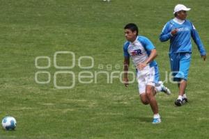 ENTRENAMIENTO PUEBLA DE LA FRANJA. FÚTBOL