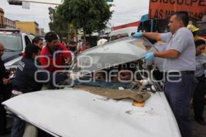 ACCIDENTE CON PRENSADOS EN 11 NORTE Y 6 PONIENTE