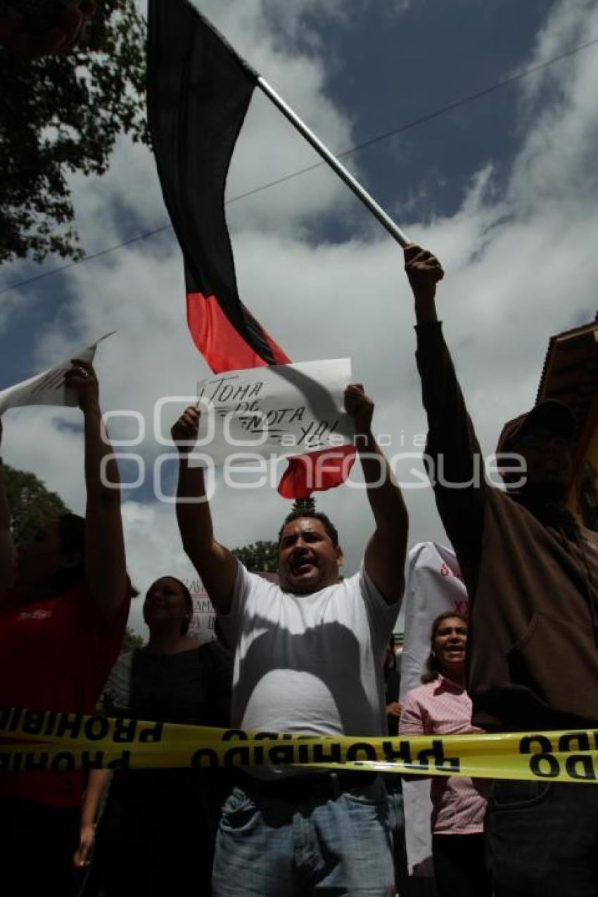 MANIFESTACIÓN HUAUCHINANGO