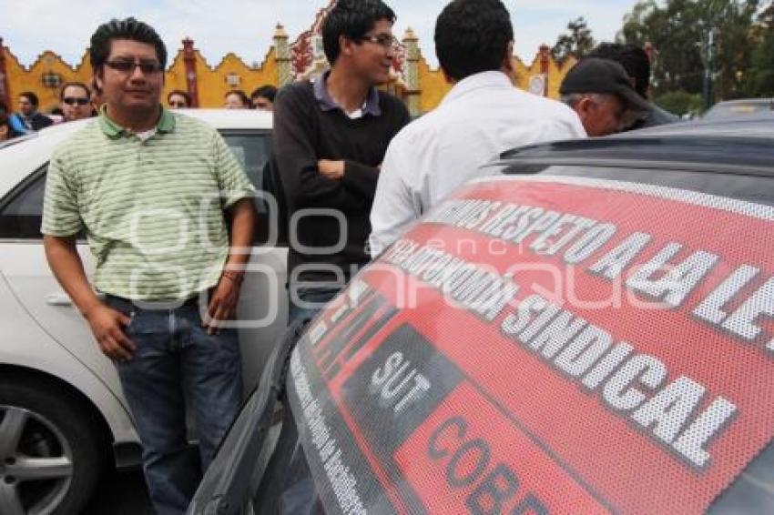 MANIFESTACIÓN SINDICATO COLEGIO DE BACHILLERES