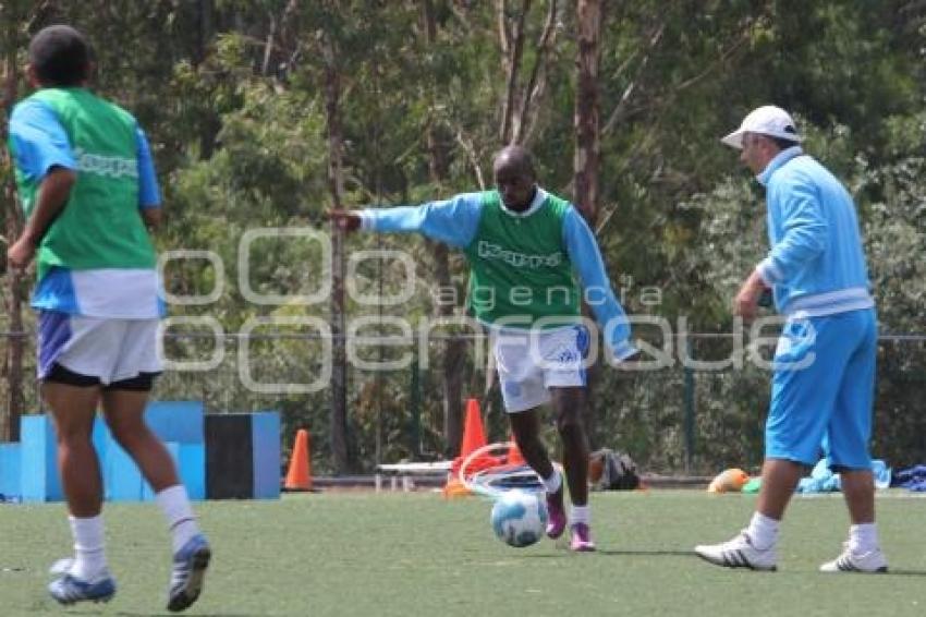 ENTRENAMIENTO PUEBLA FC . DAMARCUS BEASLEY