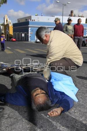 MUERE HOMBRE ATROPELLADO FRENTE A CASA AGUAYO