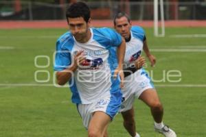 ENTRENAMIENTO PUEBLA DE LA FRANJA. FÚTBOL LUIS GARCÍA
