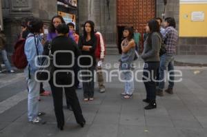 PROTESTA ESTUDIANTES BUAP ECONOMIA