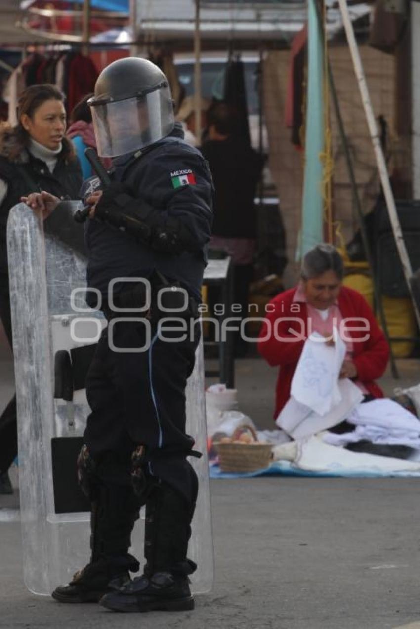 PRESENCIA POLICIACA EN SAN JERONIMO  CALERAS