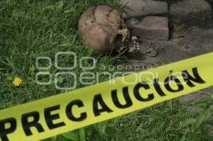 ENCUENTRAN RESTOS HUMANOS