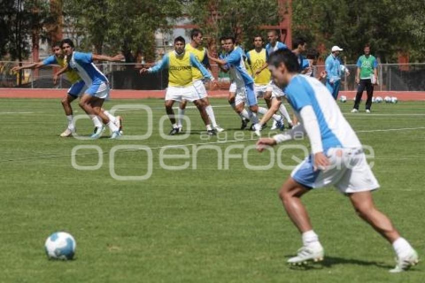 FUTBOL . ENTRENAMIENTO PUEBLA FC