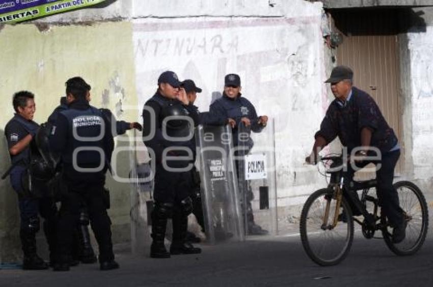 PRESENCIA POLICIACA EN SAN JERONIMO CALERAS