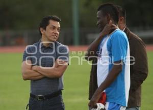 ENTRENAMIENTO PUEBLA DE LA FRANJA . DUVIER RIASCOS