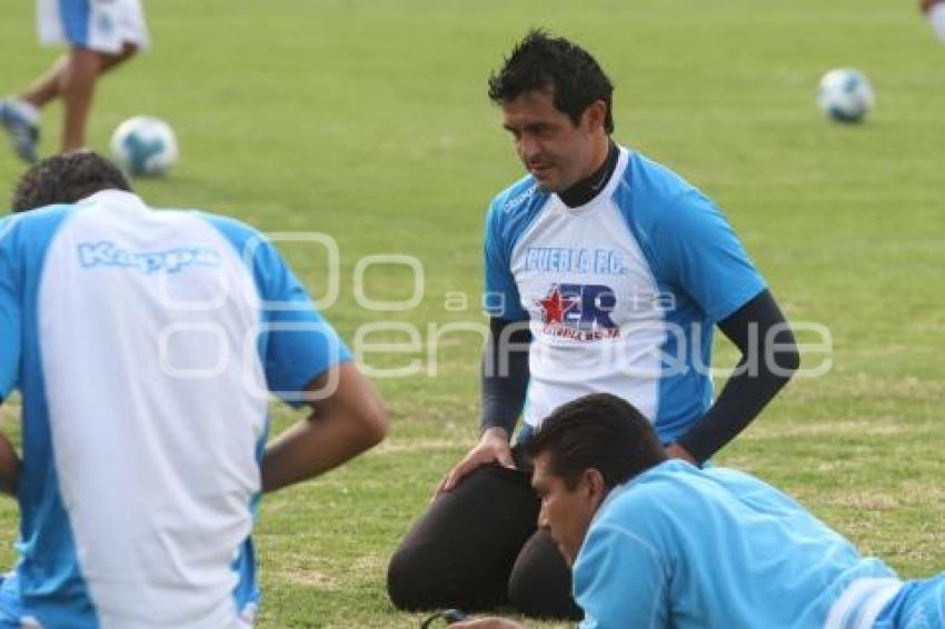 ENTRENAMIENTO PUEBLA DE LA FRANJA. FÚTBOL