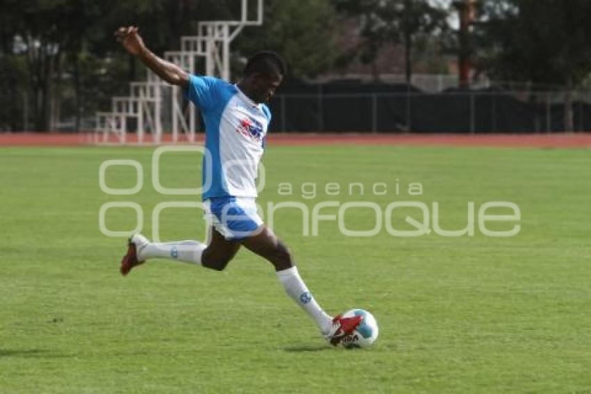 ENTRENAMIENTO PUEBLA DE LA FRANJA . DUVIER RIASCOS