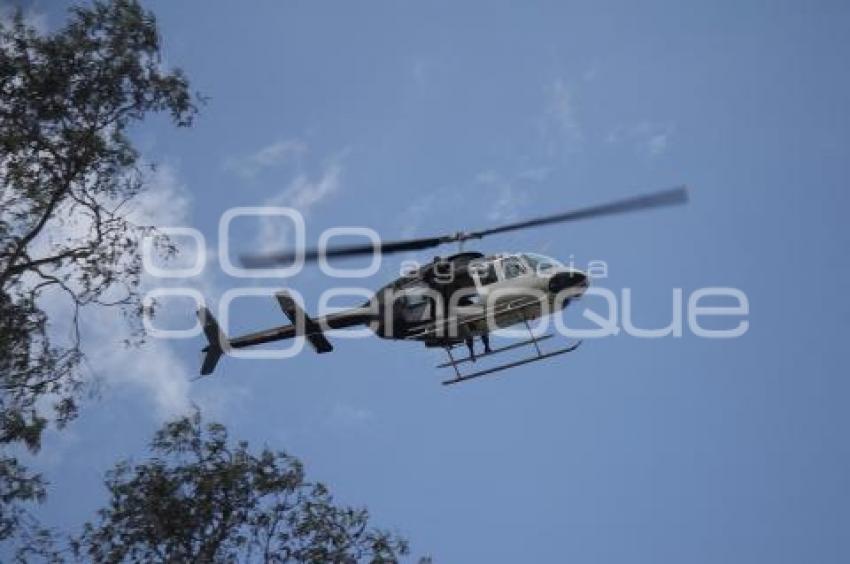 PRESENCIA POLICIACA EN SAN LORENZO CHIAUTZINGO