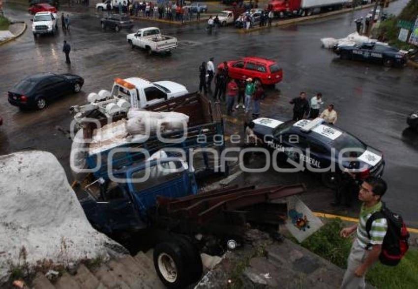 ACCIDENTE POR LLUVIA