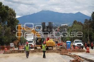 OBRAS EN LA CALZADA ZARAGOZA.