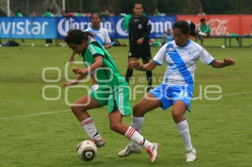 FUTBOL FEMENIL . PUEBLA VS SELECCIÓN