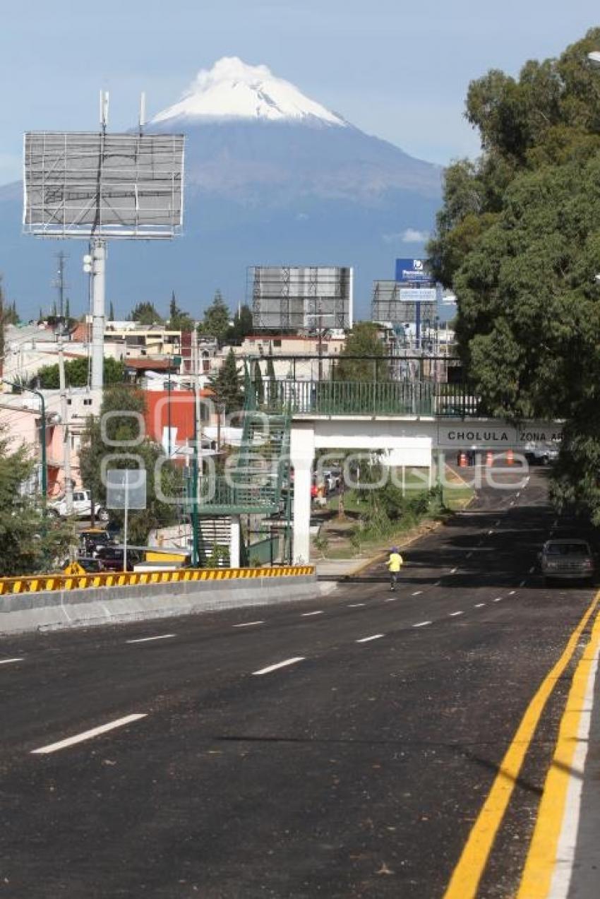 INAUGURACIÓN PUENTE RECTA A CHOLULA