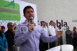 EL PRESIDENTE MUNICIPAL EDUARDO RIVERA INAUGURO GIMNASIO EN EL PARQUE DE LAS NINFAS