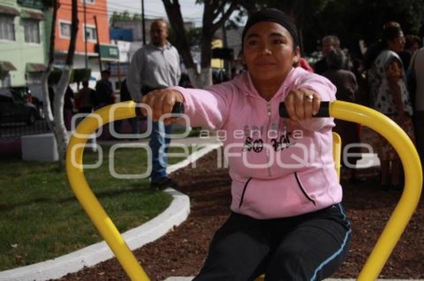 GIMNASIO EN EL PARQUE DE LAS NINFAS