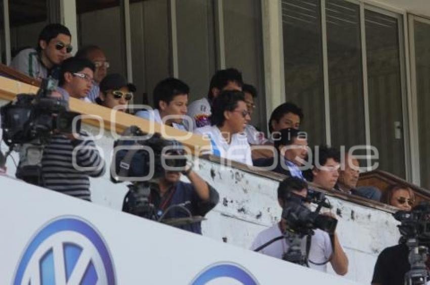 FUTBOL . PUEBLA FC VS JAGUARES