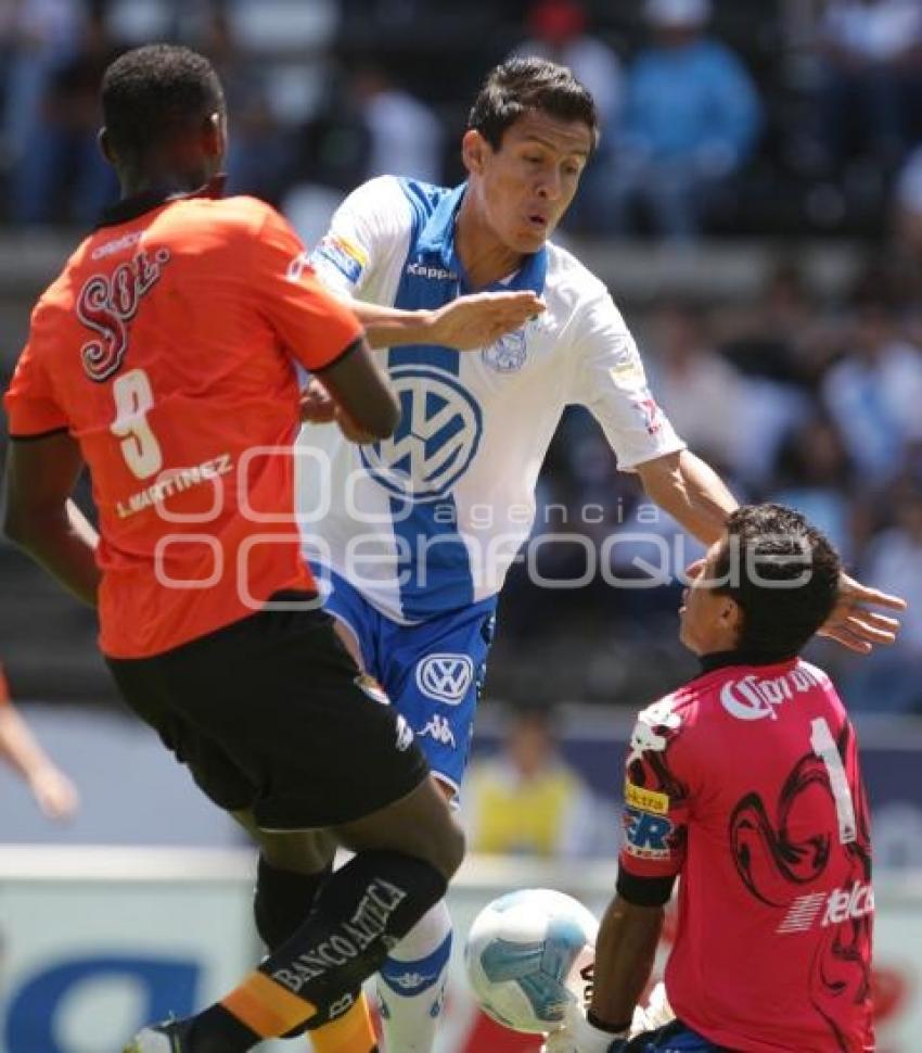 FUTBOL . PUEBLA FC VS JAGUARES