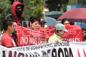 MANIFESTACION DE COMERCIANTES