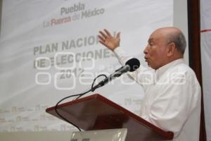 PRESENTAN PLAN NACIONAL DE ELECCIÓN 2012 PRI