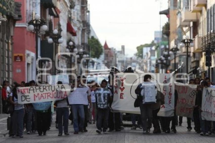 MARCHAN RECHAZADOS DE LA BUAP