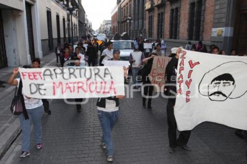 MARCHAN RECHAZADOS DE LA BUAP