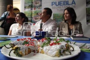 ANUNCIAN FERIA DEL CHILE EN NOGADA EN HUEJOTZINGO