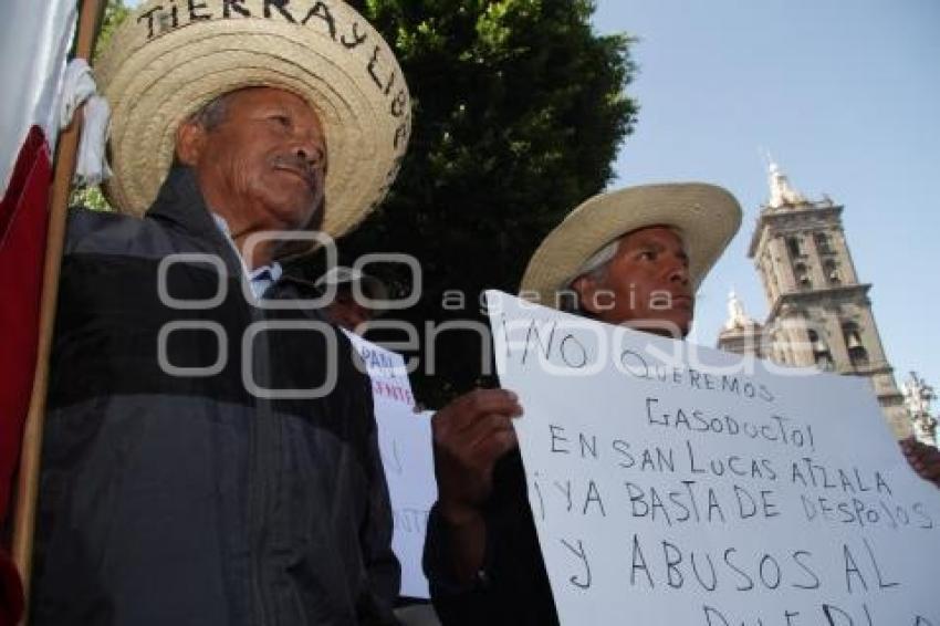 SE MANIFIESTAN EN CONTRA DE GASODUCTO