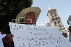 SE MANIFIESTAN EN CONTRA DE GASODUCTO