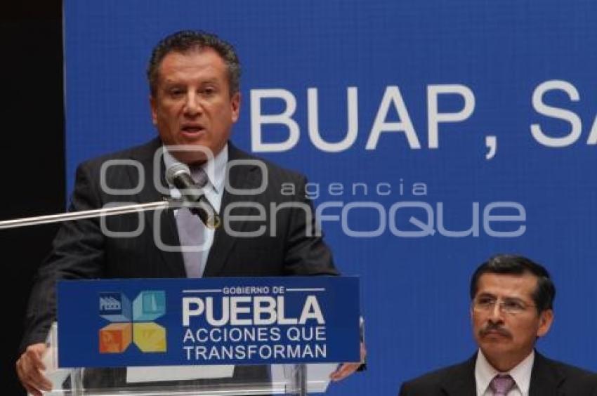 FIRMAN CONVENIO BUAP SAGARPA FIRA Y EL GOBIERNO DEL ESTADO