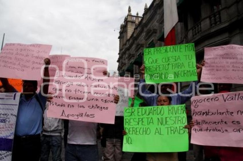 MANIFESTACIÓN COMERCIANTES